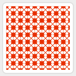 Red waffle Sticker